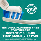 Tom's of Maine – texture crème facile à appliquer sur les dents.