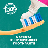 Tom’s of Maine tube dentifrice blanchiment fenouil sans fluorure – texture crémeuse.