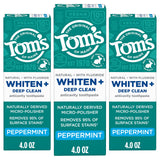 Tom's of Maine Whiten Plus Deep Clean packaging élégant et recyclable.