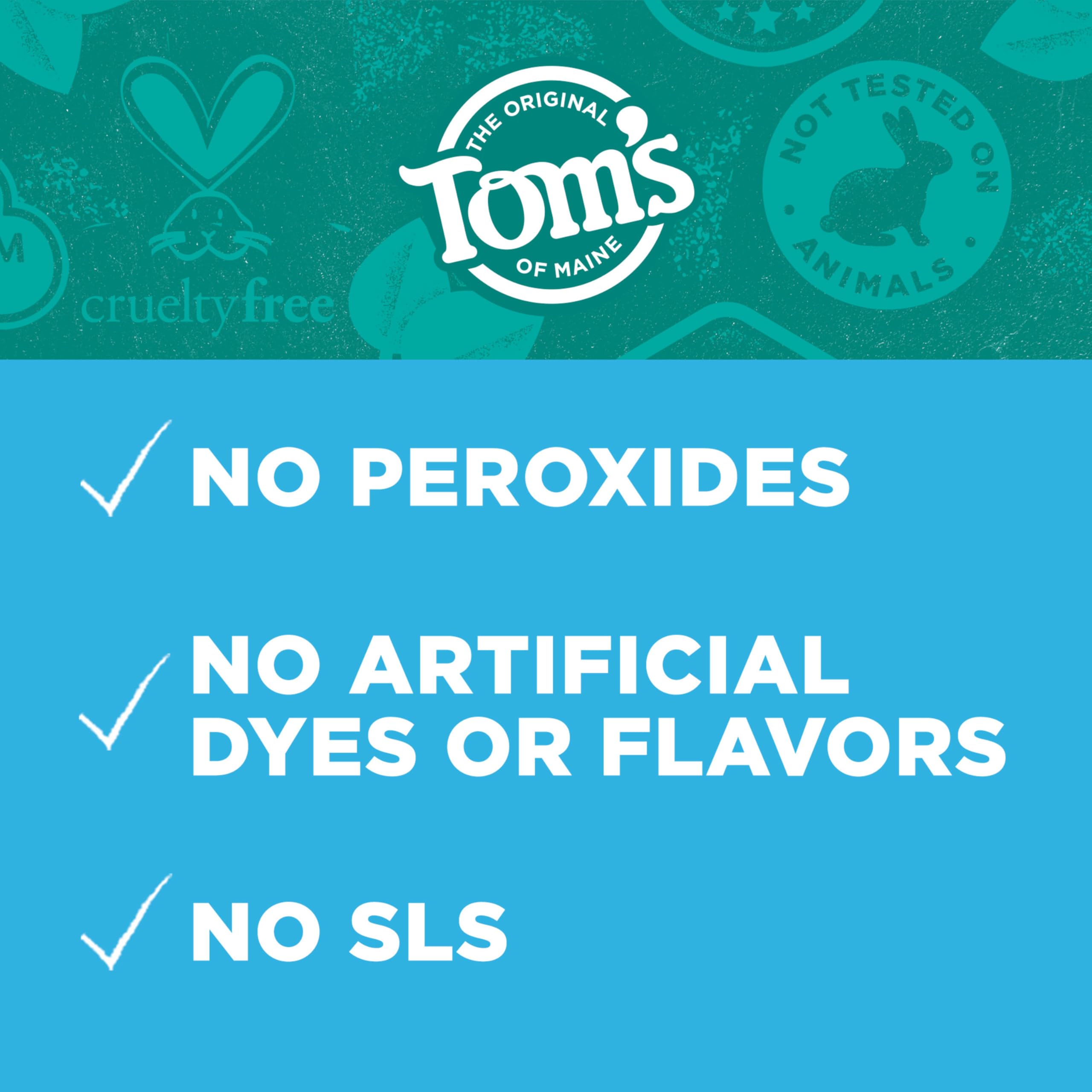 Tom's of Maine Whiten Plus Deep Clean: polissage naturel des dents.