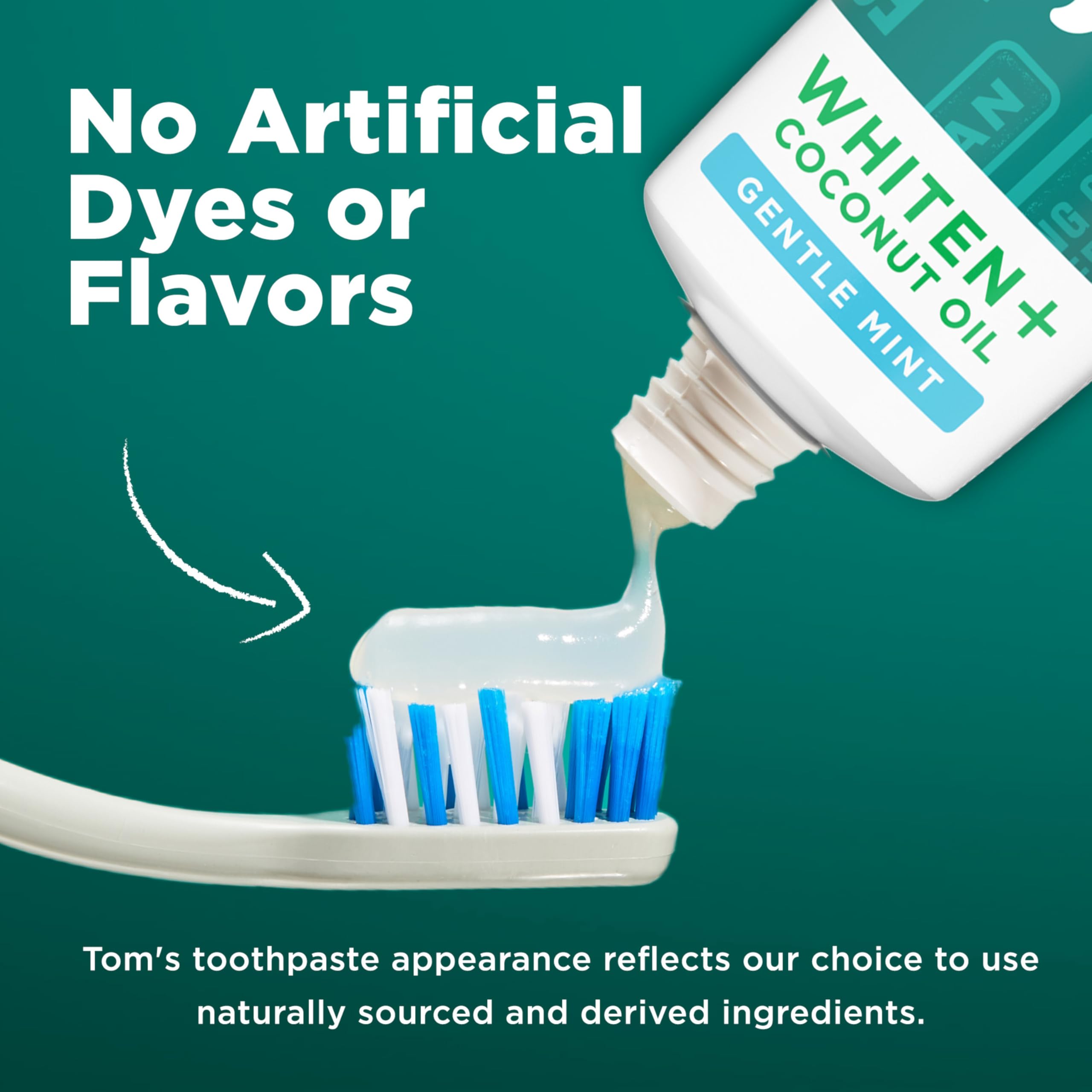 Tom’s of Maine Whiten Plus – ensemble de trois tubes, routine quotidienne pratique