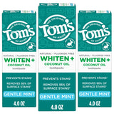 Tom’s of Maine Whiten Plus – tube dentifrice menthe douce pour un brossage rafraîchissant