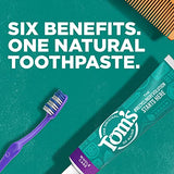 Dentifrice Tom's of Maine Whole Care avec fluorure anti-carie, protection quotidienne.