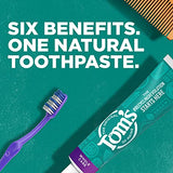 Dentifrice Tom's of Maine Whole Care ouvert, cannelle et girofle, texture fluide.