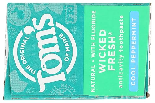 Tom's of Maine Wicked Fresh Menthe: tube recyclable pour un geste écoresponsable.