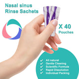 Tonelife sachets sel 40 – sachets pré-dosés pour rinage quotidien.