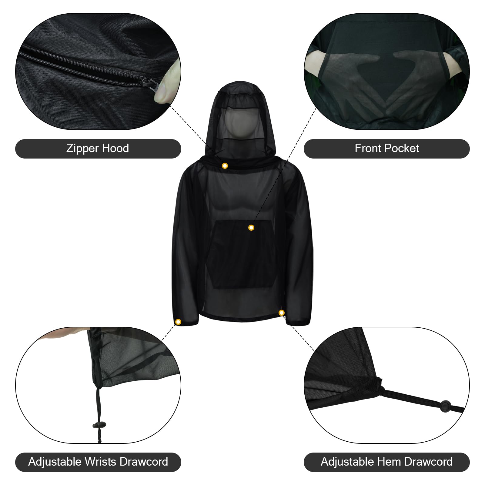 Tongcamo tenue filet légère adaptée au camping et jardinage