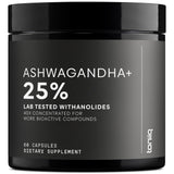 Toniiq Ashwagandha extrait 40:1 en bouteille, potentiel soutien à la concentration et au calme