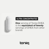 Toniiq DHEA 100 mg prise-capsule : consommation simple et pratique.