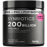 Toniiq prébiotiques et probiotiques — bouteille pratique pour routine quotidienne