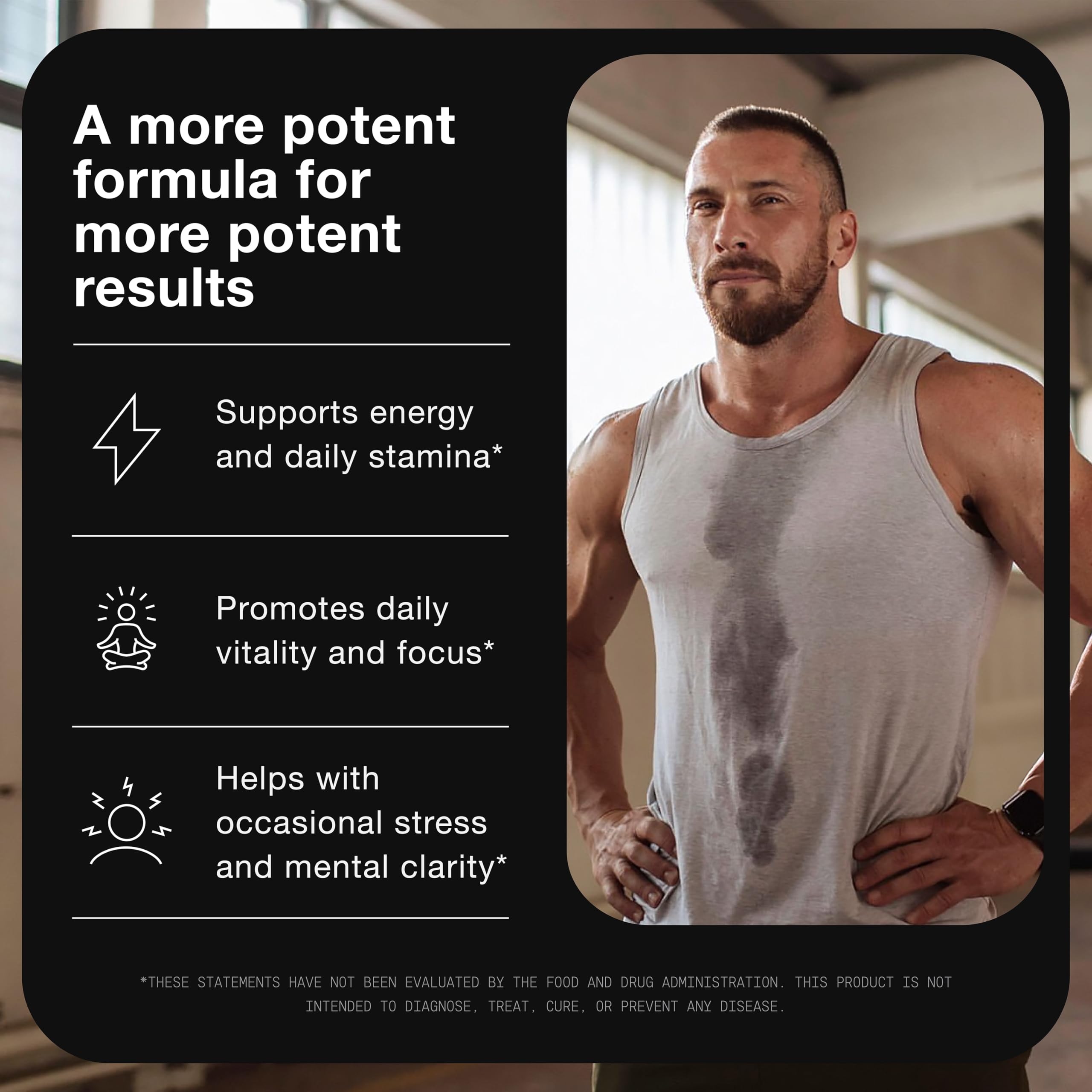 Toniiq Shilajit Gommes - ingrédients Ashwagandha et Curcuma en triple extrait.