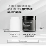 Toniiq Spermidine étiquette qualité, information claire pour le consommateur