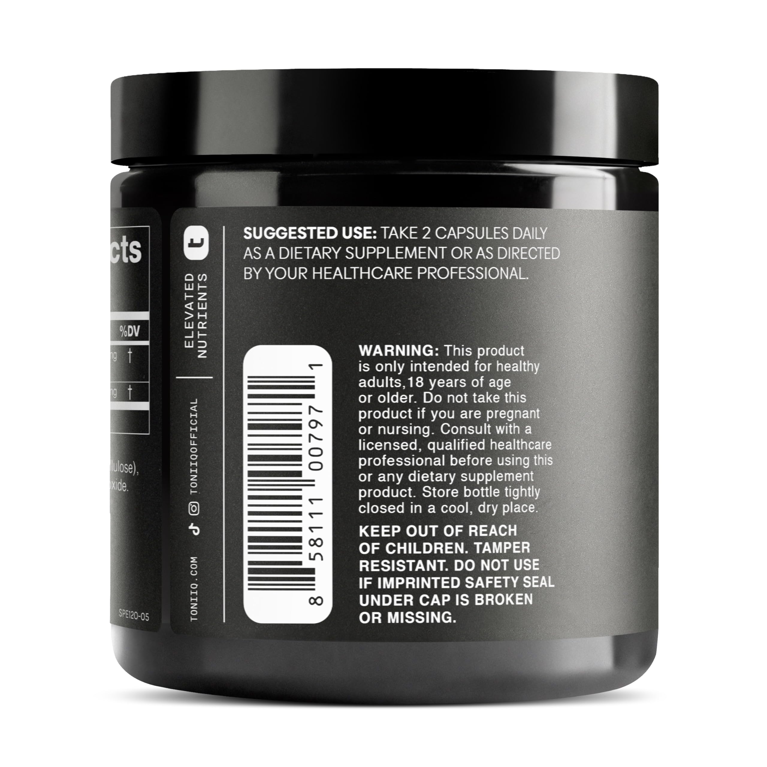 Toniiq Spermidine extrait de germe de riz, source naturelle pour le bien-être