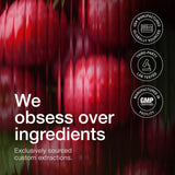 Toniiq Tart Cherry – ingrédients sourcés auprès de fermes familiales.