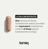 Toniiq Turkesterone étiquette certifiée – traçabilité et pureté