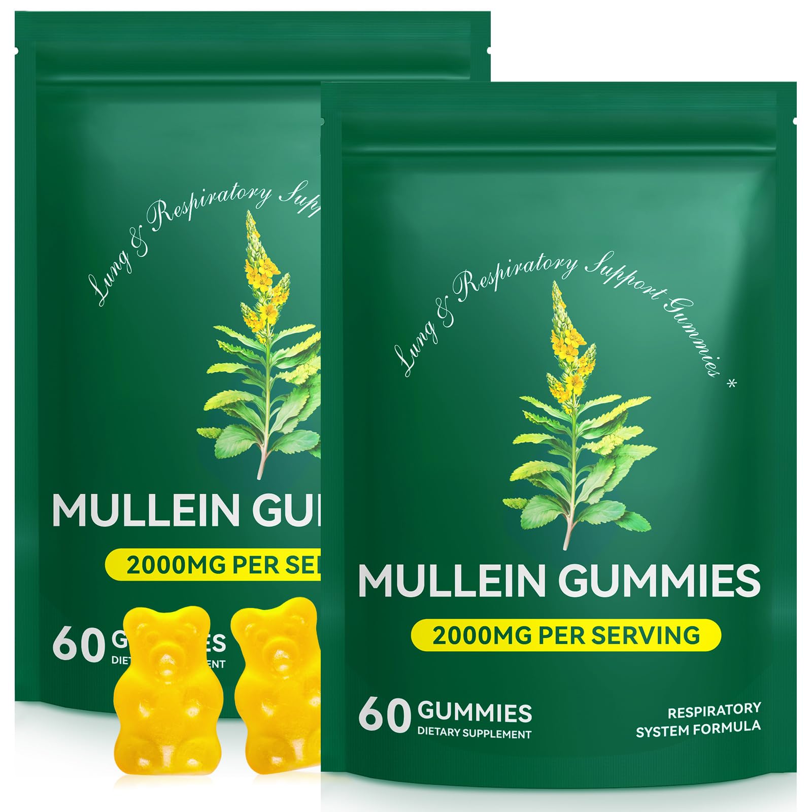 Tooffi bonbons molene detox-poumons, soutien quotidien des voies respiratoires.