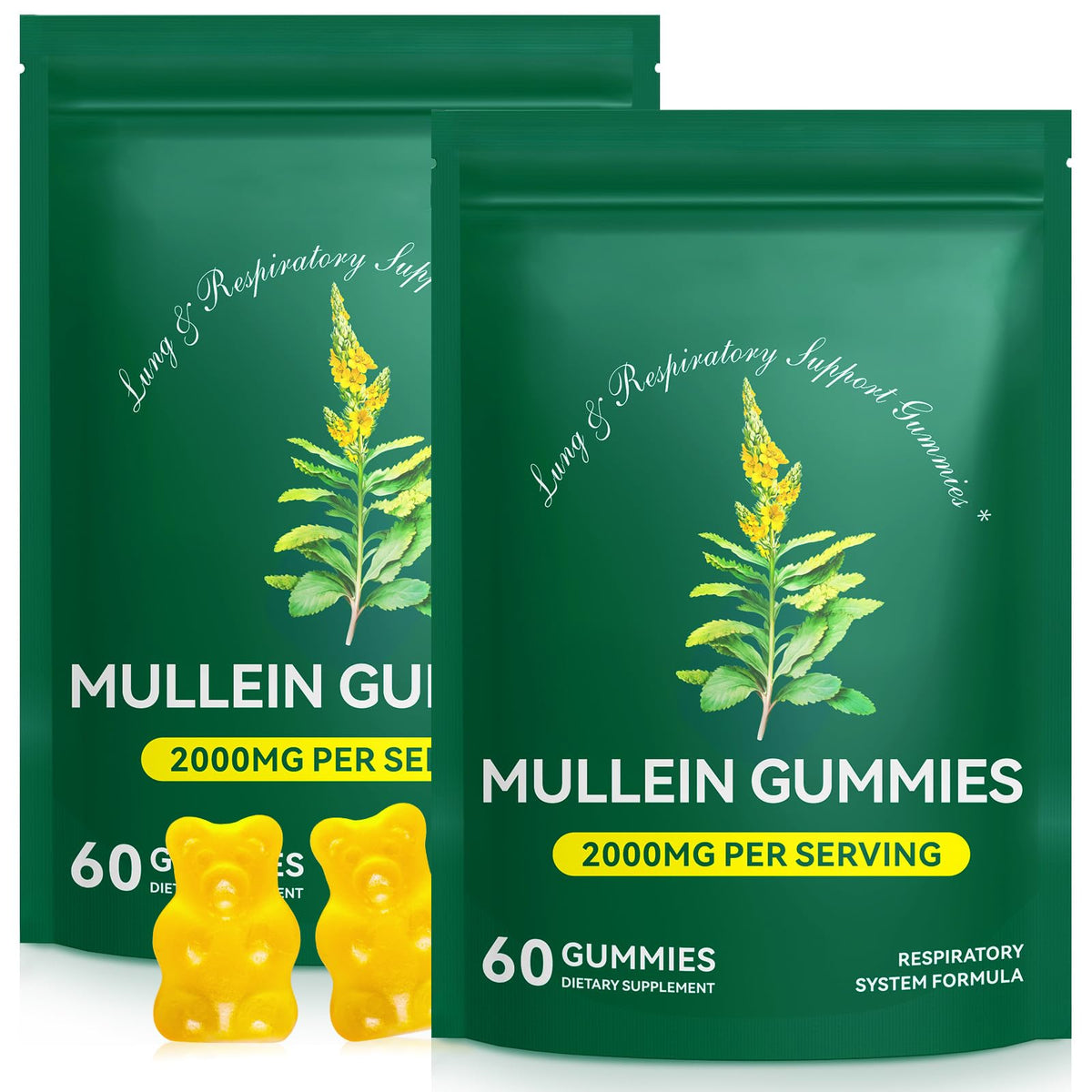 Tooffi bonbons molene detox-poumons, soutien quotidien des voies respiratoires.