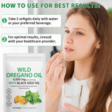 Tooffi huile-nigelle-origan: soutien quotidien et antioxydants naturels.