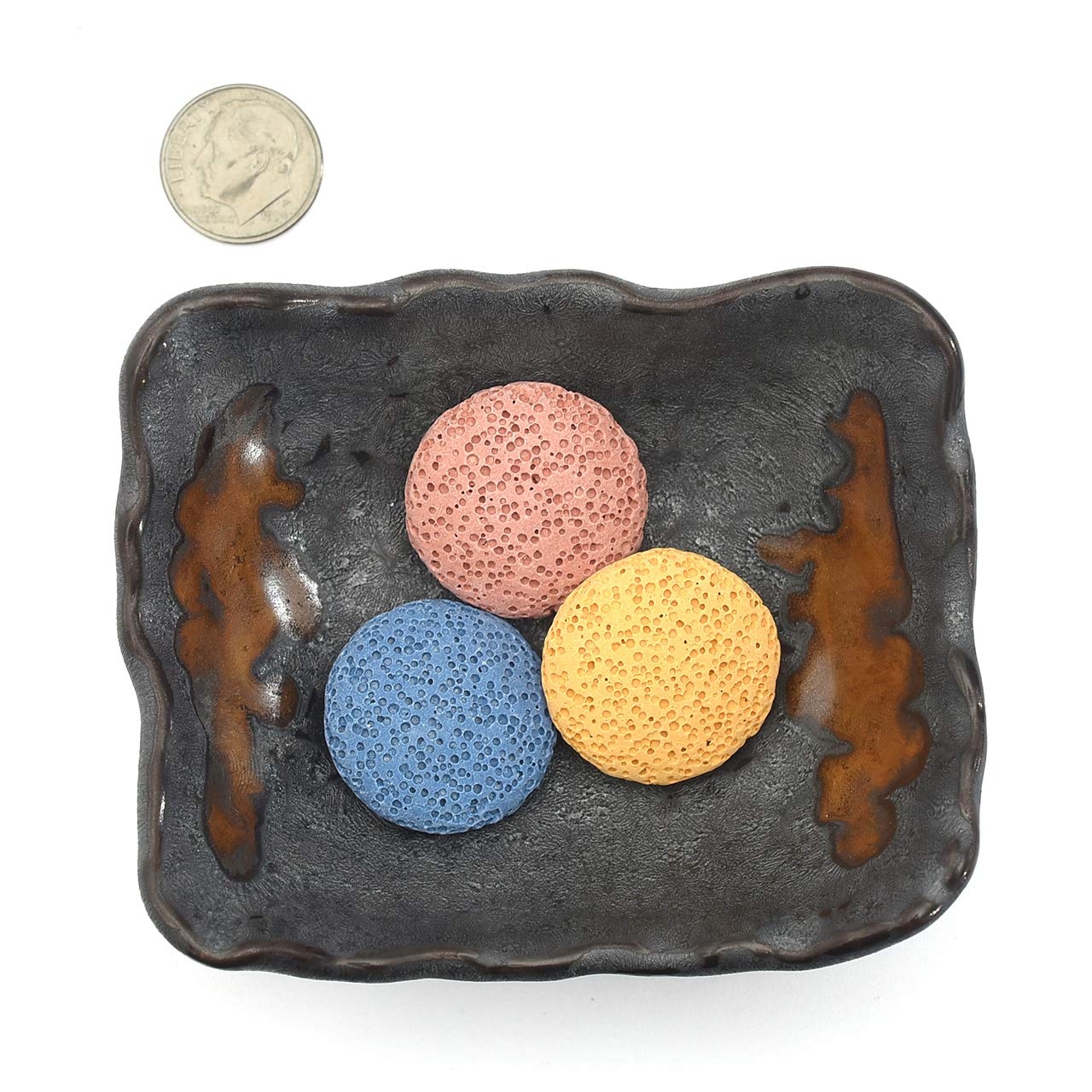 Top Plaza perles de lave naturelles pour une diffusion d'arômes durable.