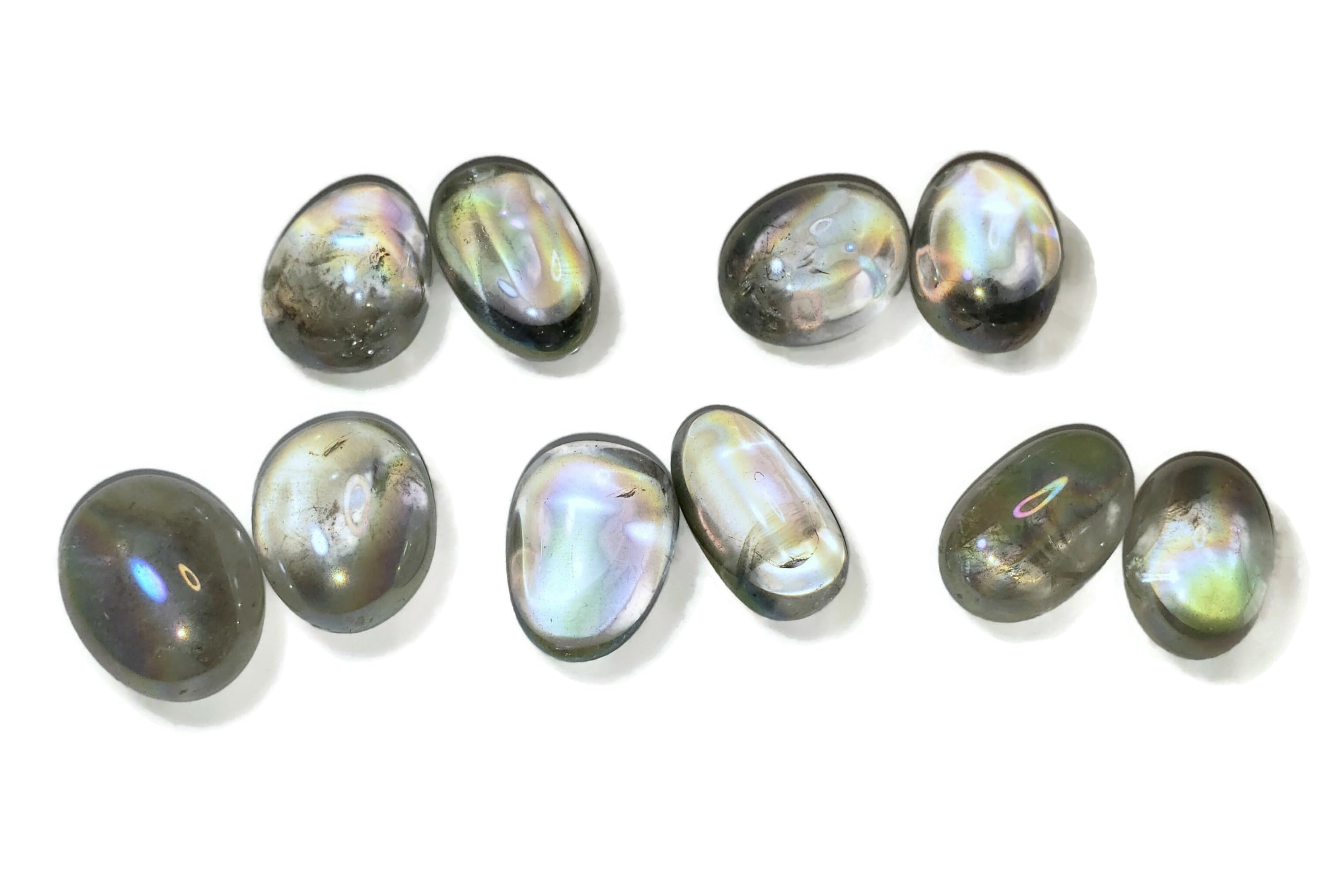 Top-Rock-Shop Angel Aura Quartz arc-en-ciel : duo harmonieux renforçant la concentration.