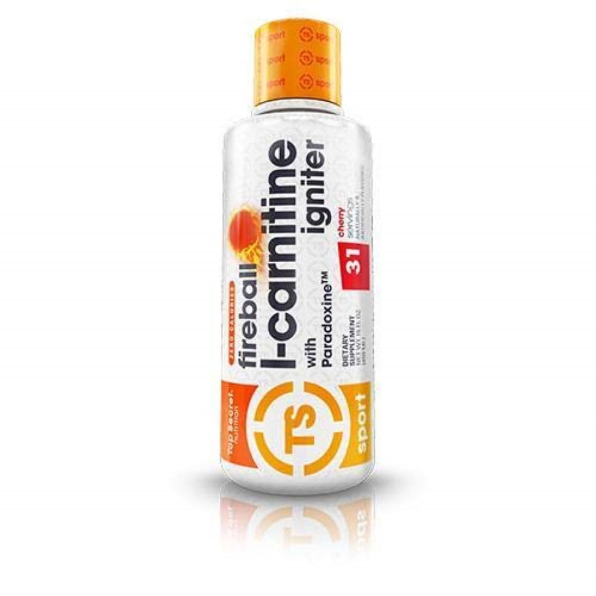 Top Secret Nutrition Fireball L-Carnitine, versement rapide pour énergie pré-entraînement.