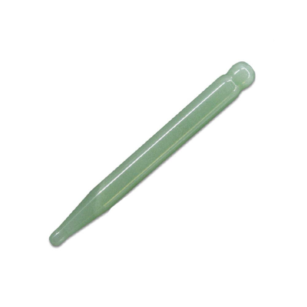 Rouleau jade TOP SEWING pour le visage, massage doux et lissage des traits.