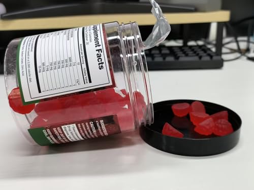 Goût fraise des gummies TOPCAPAK, agréable pendant l’entraînement.