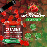 Gommes TOPCAPAK créatine ronde en forme de framboise.