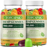 TOPCAPAK gommes au chanvre texture tendre pour le sommeil