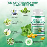 TOPCAPAK huile d'origan-nigelle, format 400 softgels pour un long accompagnement.