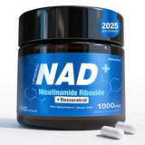 TOPCAPAK NAD+ : bouteille du complément pour énergie cellulaire et vitalité.