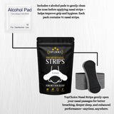 Lingettes alcoolisées TopChoice pour préparer la peau avant l’application