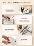 Tophld stylo acupression, acier inoxydable durable et hygiénique.
