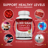 Toplux Blood Sugar Complexe – gélules prêtes à avaler, parfaites avec le repas