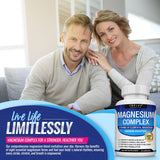 Toplux Magnesium Complex – emballage-boîte, produit végan et sans OGM.