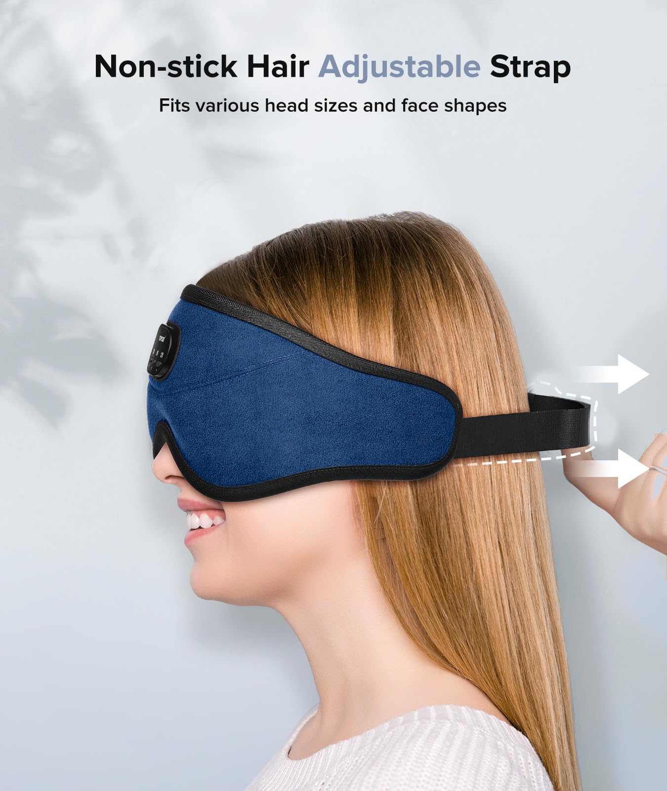 TOPOINT bandeau élastique renforcé s'adapte à différentes tours de tête.