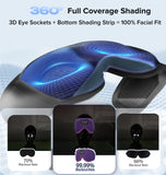 TOPOINT masque-3d-yeux-confort réduit la pression et facilite la respiration nocturne.