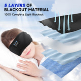 TOPOINT masque coton 95% 5A, douceur et absorption naturelle pour le repos