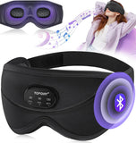 TOPOINT masque sommeil adapté au voyage et à la méditation
