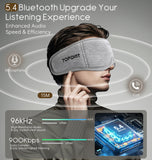 TOPOINT masque-sommeil audio haute fidélité Bluetooth pour musique fluide et appels clairs