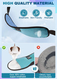 TOPOINT masque-sommeil bloque lumière avec design nasal
