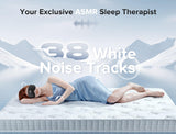TOPOINT masque sommeil avec 38 sons blancs pour relaxation