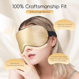 TOPOINT masque-sommeil conception 3D offre ajustement optimal sans pression.