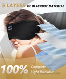 TOPOINT masque-sommeil coton 95% doux et confortable toute la nuit