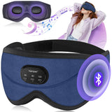 TOPOINT masque-sommeil avec écouteurs, solution tout-en-un pour dormir et écouter sans fil.
