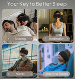 TOPOINT masque-sommeil voyage compact idéal pour avion et train