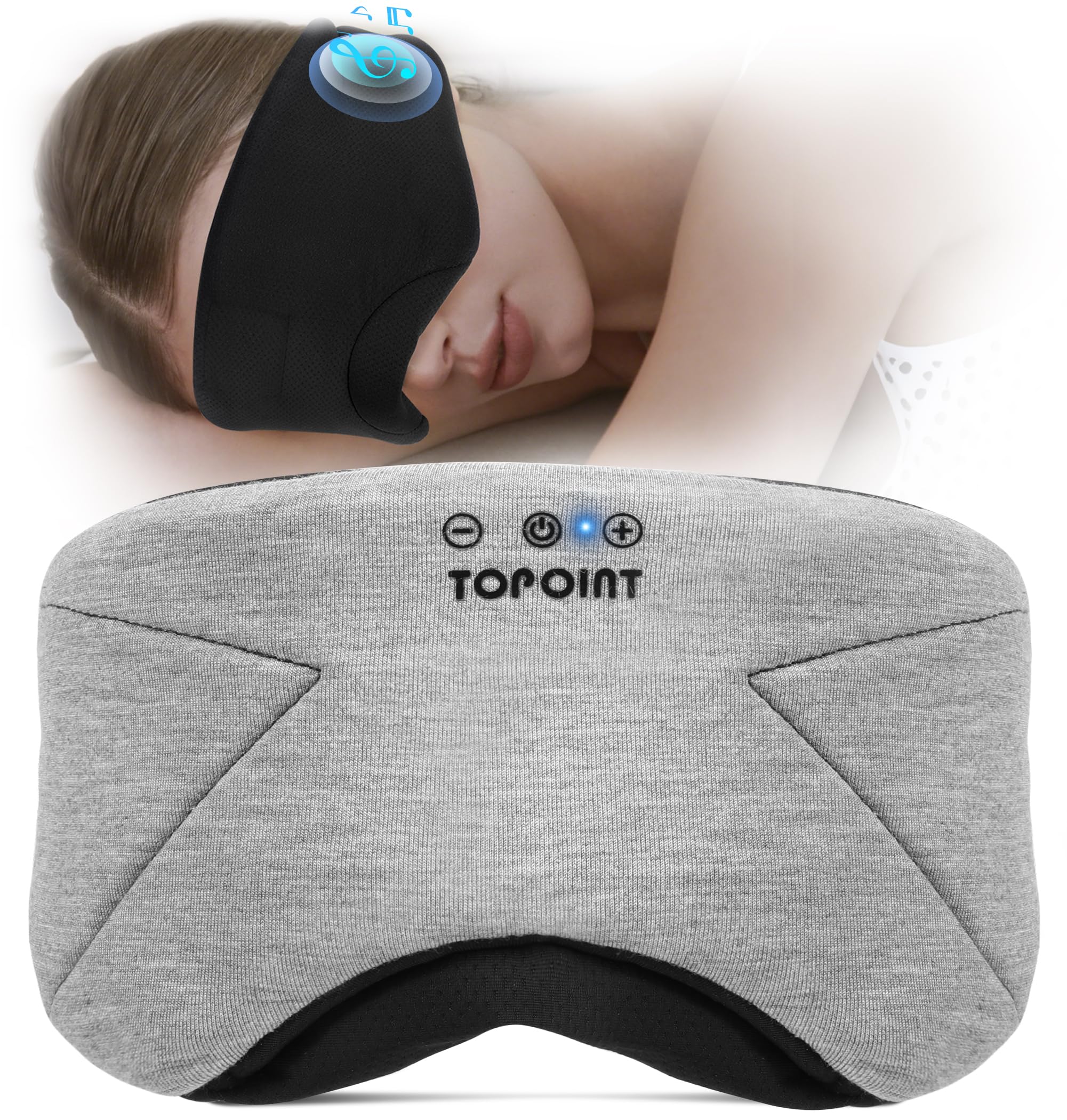 TOPOINT masque-sommeil polyvalent pour voyage et méditation, cadeau pratique