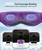 TOPOINT Masque 3D sans pression laisse de l’espace pour les yeux et respire facilement