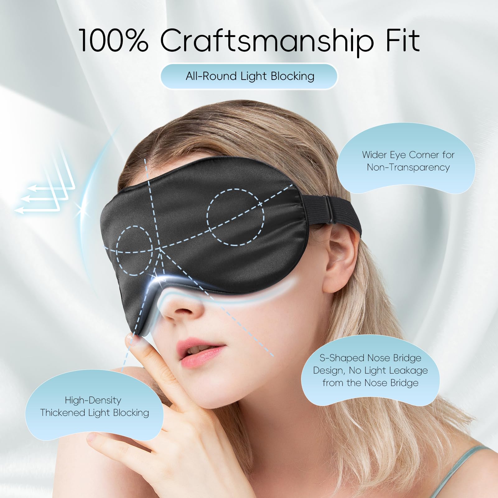 TOPOINT masque yeux avec gel froid-chaud offre relaxation et soulagement.