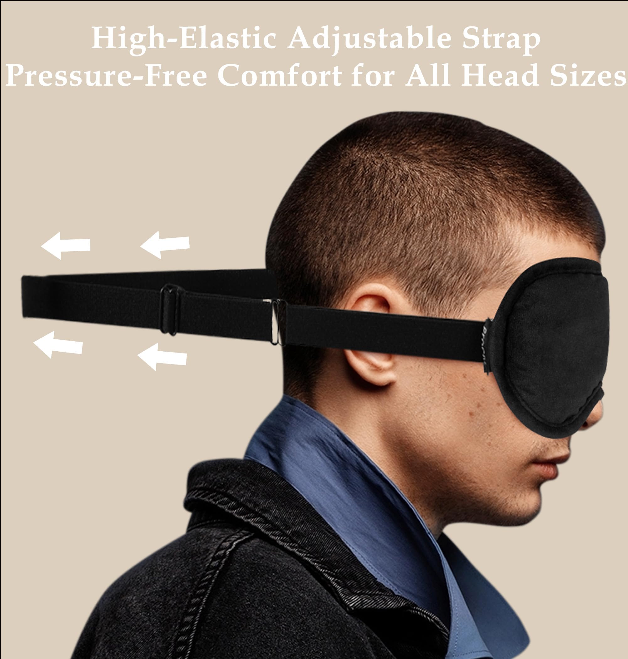 TOPOINT masque-yeux-lavable-exterieur: entretien facile et durable
